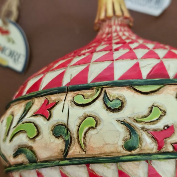 Jim Shore Christmas Scene Diorama; Hanging Ornaments; Family Tree Santa - Picture 5 of 10